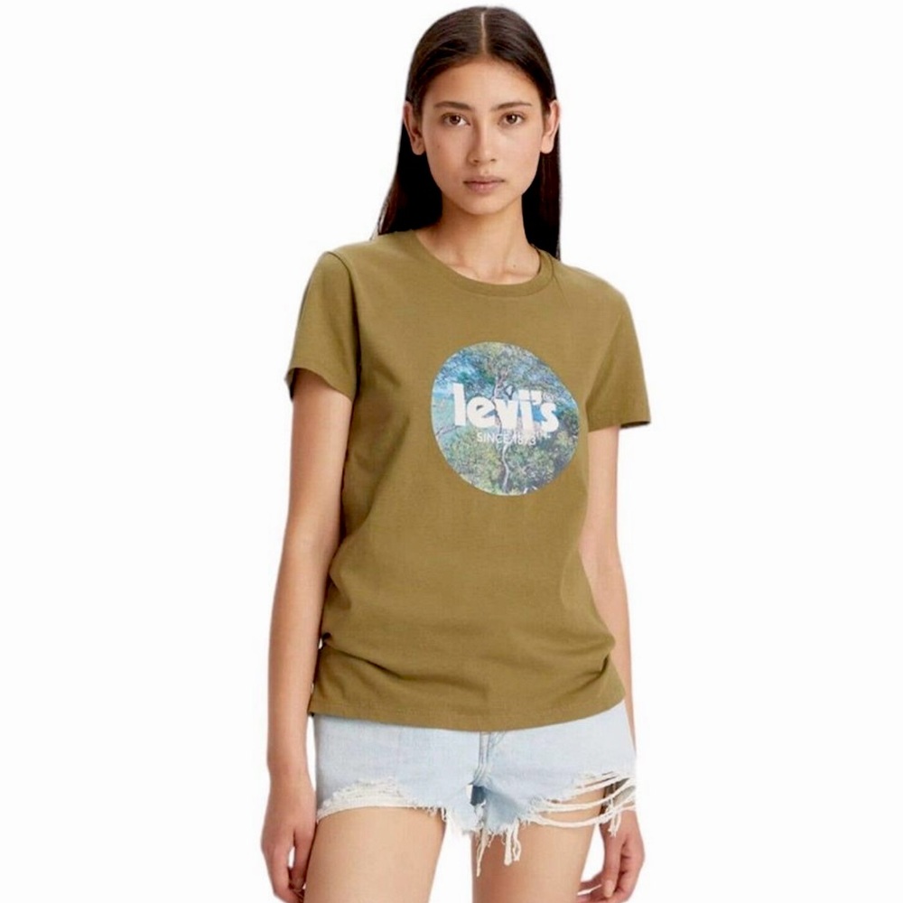 Levi's Logo Cropped Tee
